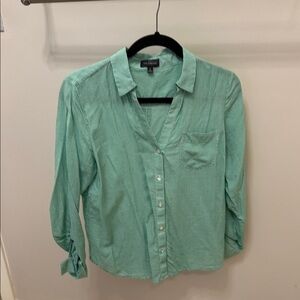 Banana Republic Mint Button Down Shirt